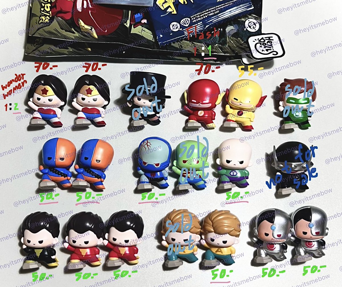 heyitsmebow's tweet photo. พร้อมส่ง ☎️ Heydolls DC Guardians

ราคาตามภาพ — ค่าส่ง 35฿

บางคาร์มีชื่อระบุติดอมเพิ่มนะคะ
* ex. wonder women 1 : รับเพิ่ม ชิ้นสีเขียวที่มีขีดเส้นใต้ชมพู 2  *

#ตลาดนัดdc #ตลาดนัดดีซี #ตลาดนัดmarvel #ตลาดนัดมาเวล #ตลาดนัดมาร์เวล https://t.co/gJSqEo5xr5