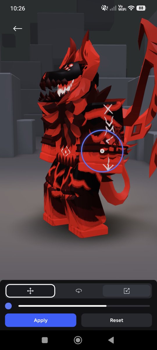 Jaycobs04's tweet photo. @RusticReuben @Forsaken_News Am I supposed to use a different type of Avatar body? I'm using the default Roblox body https://t.co/E21tOnGzGI