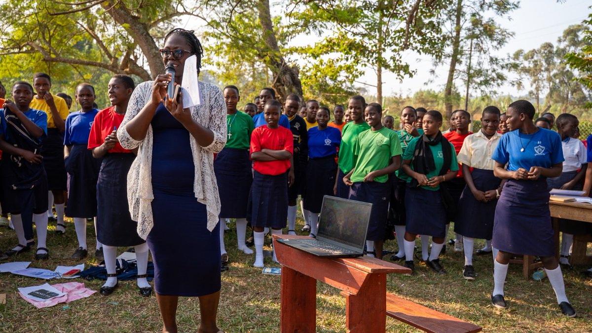 ASIST_Uganda's tweet photo. WHEN AI AND THE GREEN EVIRONMENT MIX UNDER THE TREES: A VISIT TO ST. KIZITO SS, MITYANA
Straight from St. Elizabeth SS, on Friday, July 10, 2026, our team moved to St. Kizito SS in the afternoon, continuing the mission of #IgniteAISkills. Over 300 students got hands-on with AI; from understanding how algorithms actually work, to building their very first mini AI-powered projects.
But what made St. Kizito different was where it happened. Rather than crowd into classrooms, many students chose to sit and learn under the tree shades on campus; laptops open, code running, canopy overhead. When AI and a green environment converge in one learning space, it's a small but powerful reminder: the future of our planet can be bright, built by young minds who innovate without losing their connection to nature.
The excitement on their faces said it all. These are students from underserved communities who, until today, may never have imagined AI could be part of their world; thanks to @UNDPUganda. Now, they didn't just learn about it, they actively shaped what it can do for their own futures, inspired by their own patron saint, Kizito, the youngest of the 22 Catholic #UgandaMartyrs.
The mission is clear: no student left behind in the AI era!
NEXT STOP: Kayunga District. Stay tuned and keep to our hashtags as we journey with you through the Central and Eastern regions of Uganda.
#IgniteAISkills #YoungEngineers #STEMEducation #UNDPUganda #Asist #DigitalLiteracy #FutureOfWork #TechUganda #EdTech #AIForUganda

@EchoduOfficial @KennethOmona @azawedde @UCC_ED