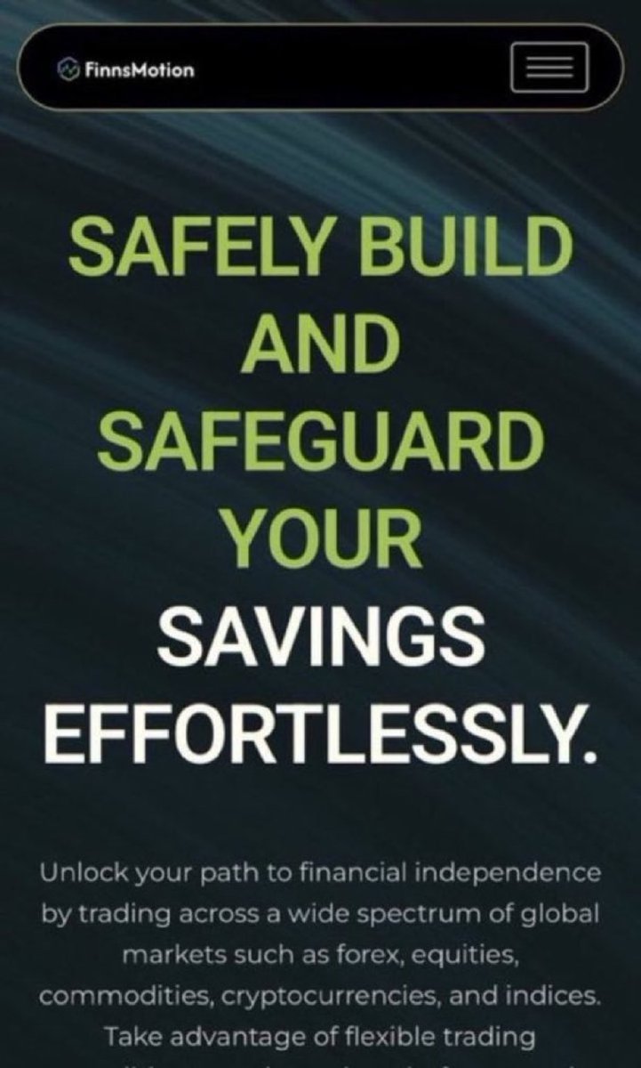 Phemmypro's tweet photo. Do not invest,,,,,, 
.Before transferring funds through #FinnsMotion, carefully evaluate the potential risks related to delayed fund access, unclear business practices, and inadequate regulatory oversight. If affected, seek support promptly via DM. #Cryptoscam #cryptorecovery https://t.co/GW9AhuXtgs