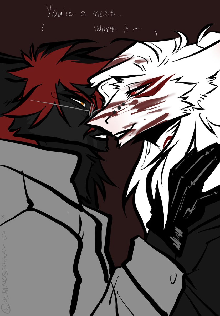 yamato_sergal's tweet photo. Old ship art, still love this art of Yamato and his sexy husband Creed. Their relationship has always always been comforting to me and I love them so much

Art and creed owned by my husband @albinosergal 

#sergal https://t.co/GUtnVtOW3C