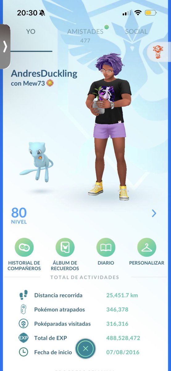 AndresDuckling's tweet photo. @PokemonGoAppLA ¡Feliz 10º aniversario! 🥳🤓🤩 https://t.co/wy7QBmhRkK