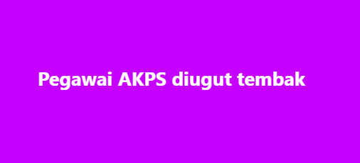 SinarOnline's tweet photo. AKPS buat laporan polis, pegawai diugut tembak

AKPS membuat laporan polis susulan seorang pegawai agensi itu menerima ugutan untuk ditembak ketika sedang menjalankan tugas.

BACA: https://t.co/4wPADlVARw

#sinarharian #beritaterkini #AKPS