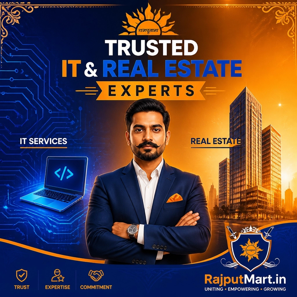rajputsindia's tweet photo. जय माता जी की 🚩
Trust our community for excellence! Find top IT &amp; Real Estate experts from the Rajput community on https://t.co/2nMixqhtoA.
भरोसेमंद IT और रियल एस्टेट सेवाओं के लिए आज ही जुड़ें।
Strengthening our community together. 🤝
#Rajputana 🚩 https://t.co/u78fhRYBCz
