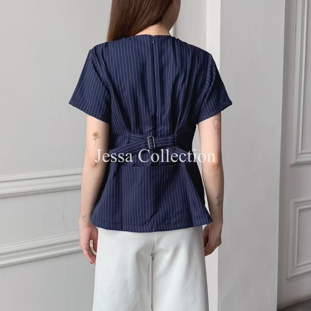 prelovedpurple2's tweet photo. Blouse Jessa collection warna navy, ld 94 pj 58, harga cuma 55rb https://t.co/wnP9IaQfdK