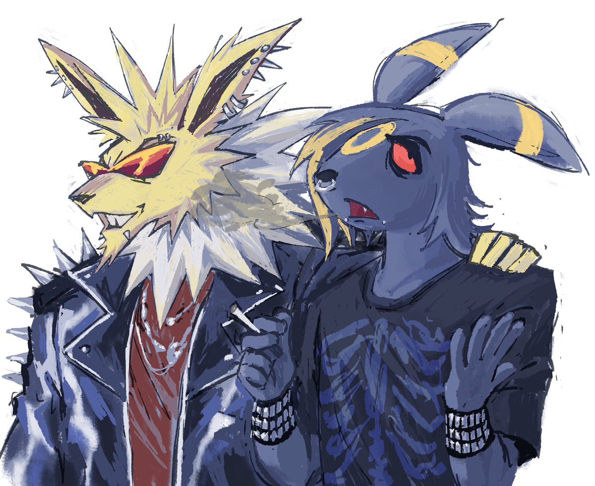 tacoeate's tweet photo. stereotypical eeveelutions https://t.co/yED2O5mvvD