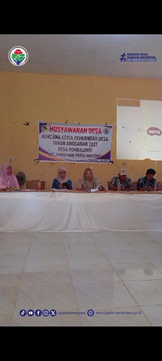 ZFadhli4's tweet photo. Desa Pombalowo, Parigi, Moutong, Sulawesi Tengah telah melaksanakan Musdes RKPDes. Perencanaan yang memuat program strategis.

@YandriSusanto
@ARizaPatria
@KemensetnegRI

#KementerianDesaPDT
#BPSDMKementerianDesaPDT
#TPPFasilitasiMusdesRKPDesa
#KerjaPendampingDesaBerdampak https://t.co/dur0sLuiSG