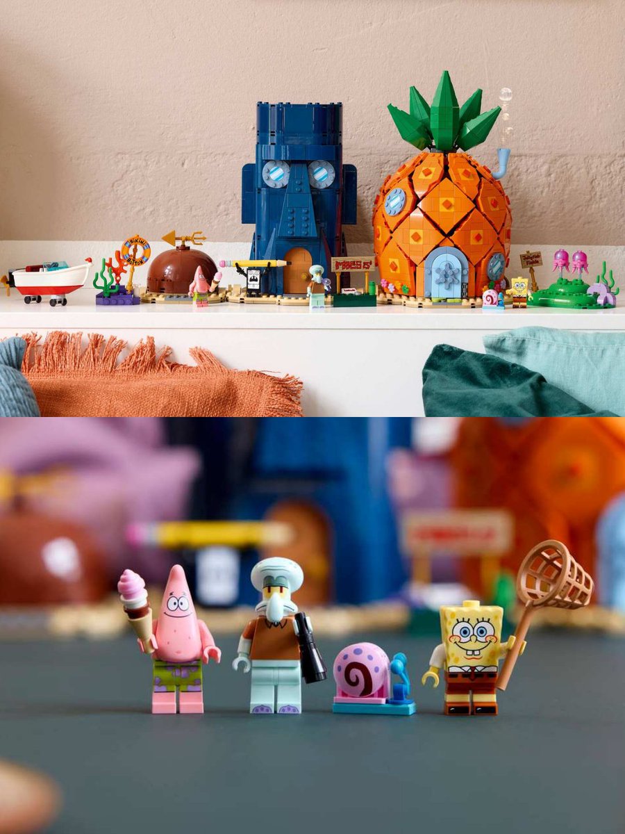 PolvoraRock's tweet photo. El set de LEGO Icons mide aproximadamente 24 cm de altura, 54 cm de anchura y 13 cm de profundidad. Y no seas como Don Cangrejo 🦀 y prepárate a gastar $5,499 pesos pues estará a la venta a partir del 1 de septiembre (pero ya lo puedes preordenar). https://t.co/UEHGcYDn2t