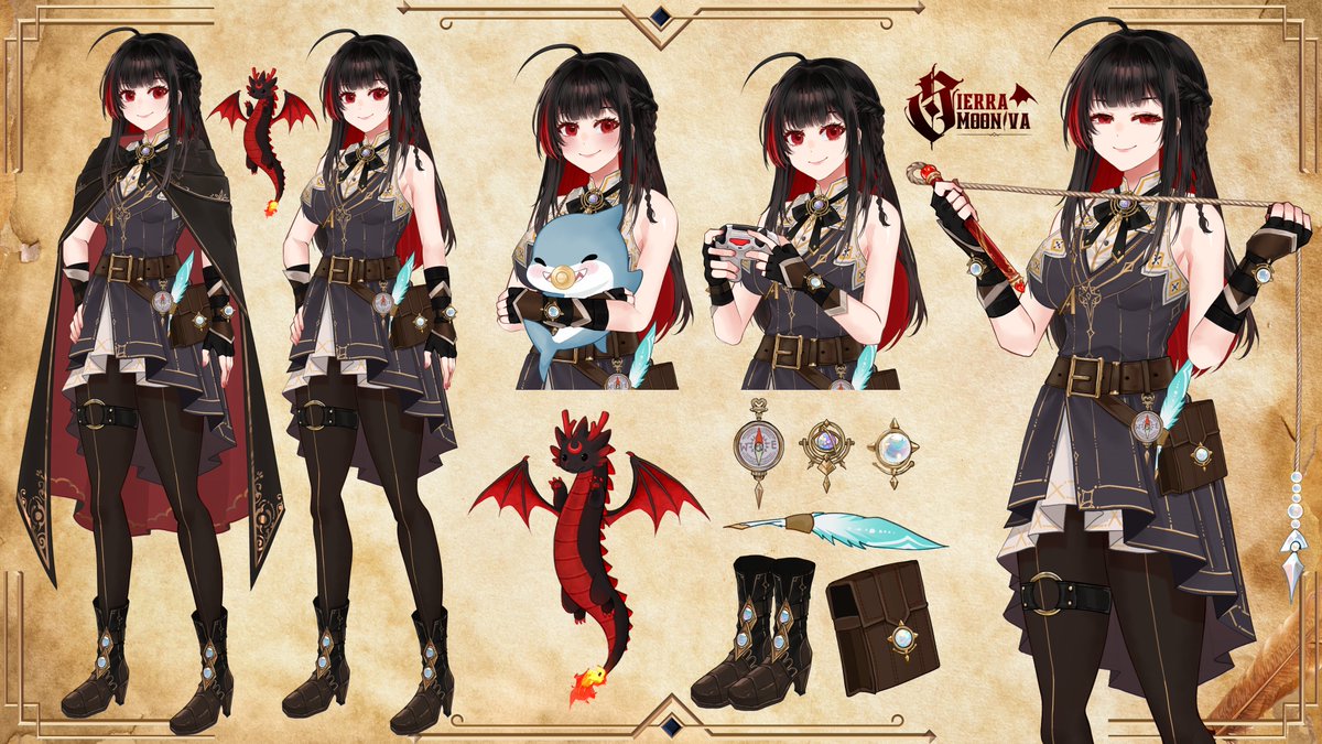 SierraMooniva's tweet photo. 📌#SierraMooniva Medieval Outfit Character Sheet 🏰
Karena aku suka main game AAA, terutama di genre RPG dan tema begini2 e- 🧍♀️
Hashtags
✨General: #SierraMooniva
✨Live: #SierraonAir
✨Art: #MoonivArt
✨Clips: #Sierramoonclips https://t.co/INHfBspVq3