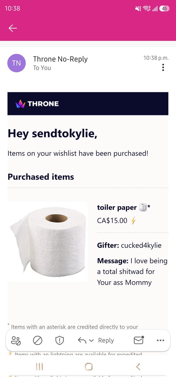 allmenpaykylie's tweet photo. lolol I love the dumb ass messages u guys put https://t.co/As2EoZHEWU
