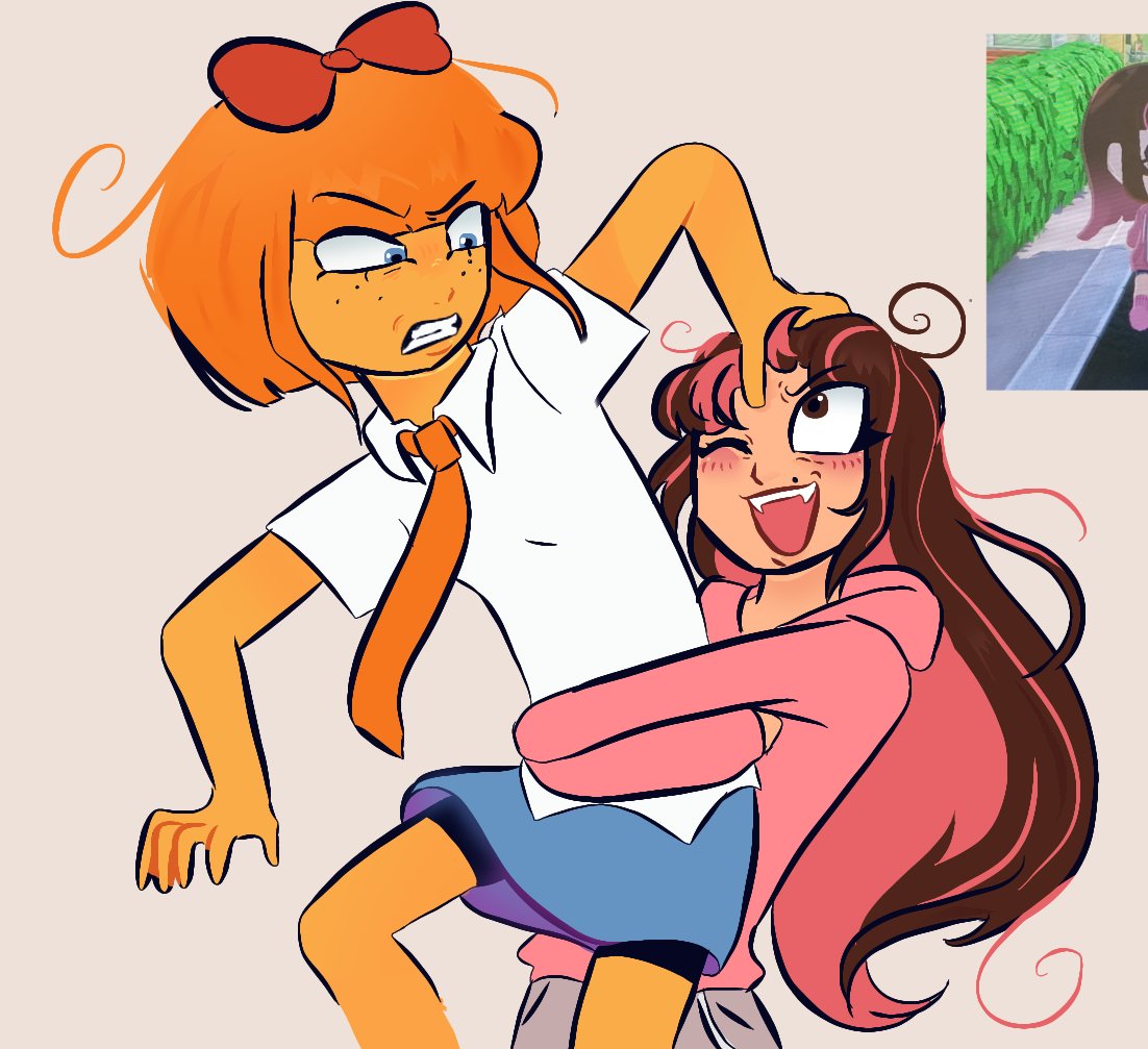 Defooti's tweet photo. account got locked for 11 hours, heres a drawing of me and mymy

#ongezellig https://t.co/u6LfD1Jl0e