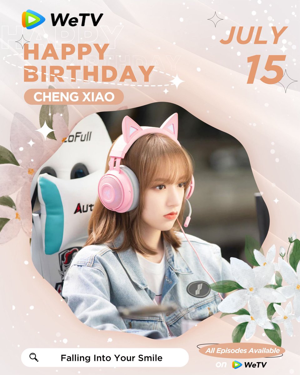 WeTVOfficial's tweet photo. Happy Birthday to #ChengXiao 🎂🥰

Love your performance in #FallingintoYourSmile #LightOfDawn #LieToLove ✨

Looking forward to more of your amazing works.❤️

#程潇 #你微笑时很美 #人之初 #良言写意 #WeTV #WeTVAlwaysMore https://t.co/xLRfh11EVX