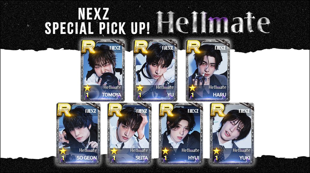 📖SUPERSTAR JYPNATION カード追加🎖️ NEXZの新しいカード 『Hellmate