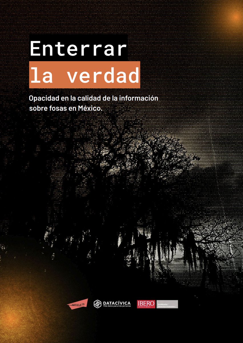 datacivica's tweet photo. 📢 A un año de la desaparición del INAI, retrocede la transparencia sobre fosas clandestinas en México.

Descarga nuestro más reciente informe #EnterrarLaVerdad, un diagnóstico sobre cómo las fiscalías entierran la verdad de la crisis forense 👉 https://t.co/DFRhkE2pQK https://t.co/yrEW8PIJit