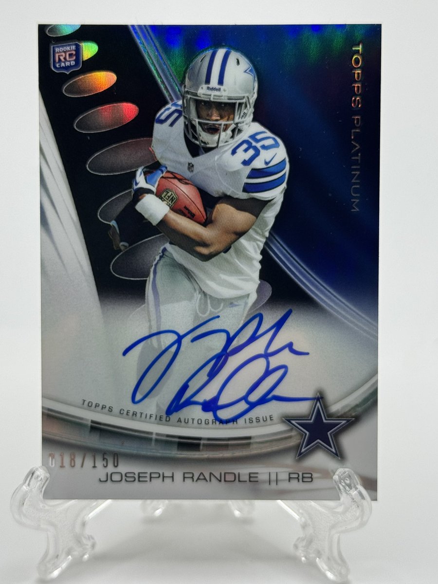 CoachsCardsOK's tweet photo. 2013 Topps Platinum Joseph Randle Rookie Auto 
$5 bmwt https://t.co/oq5ODp7wc9