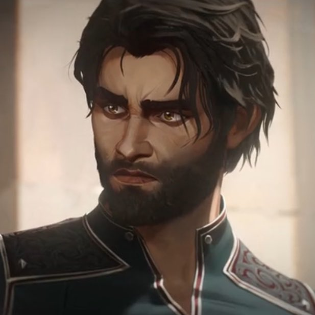 Aaahara1906's tweet photo. So, my headcanon is that Jayce's clothes tend to feature filigree, brocade, or embroidery with vine motifs or that interlaced style like the minor arcana in the Marseille Tarot. https://t.co/HoHOQx5zvf