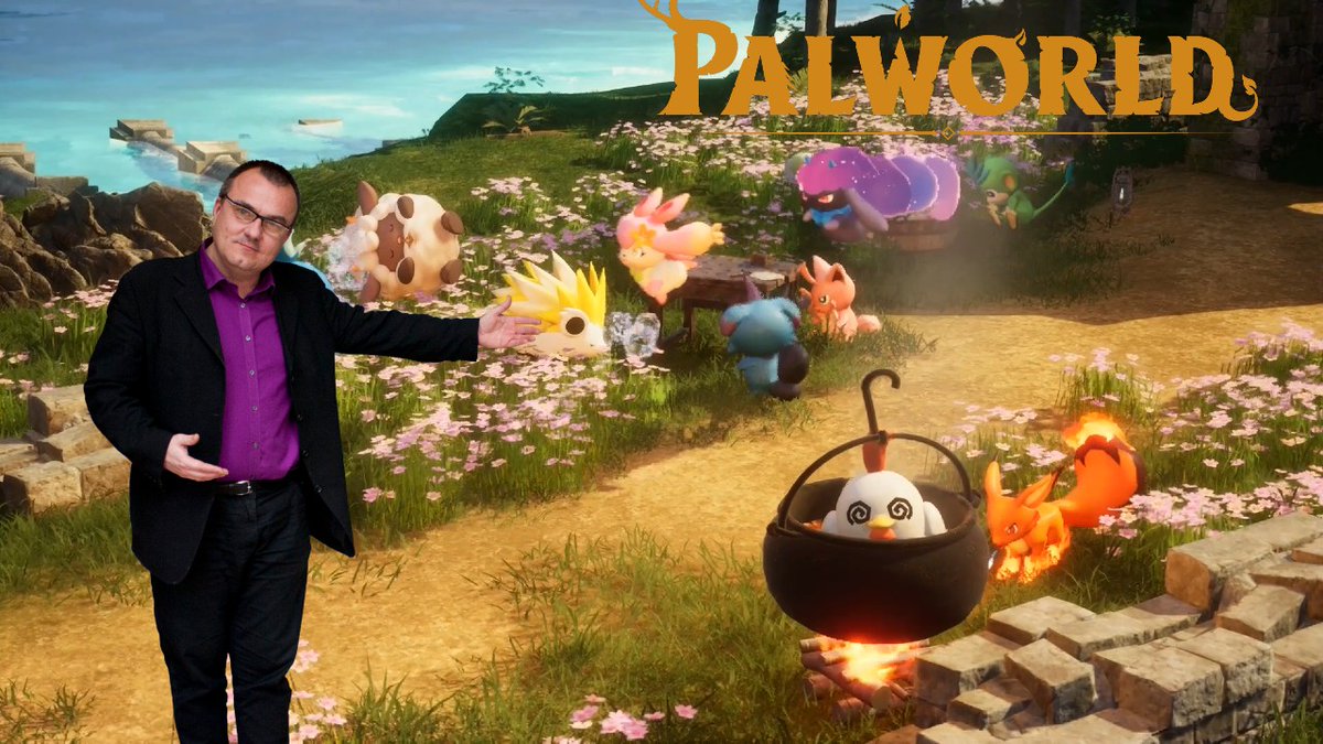HeberGamer1's tweet photo. ENTÃO ISSO É PALWORLD NA 1.0 BORA VER COMO FICOU https://t.co/p6Js9jzWvk via @YouTube 
live jogando #palworld https://t.co/F61gtyAcko