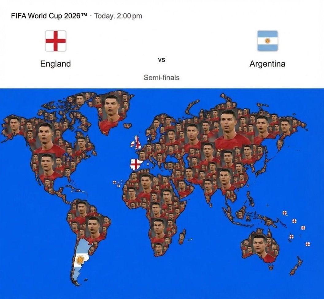 rianrt7's tweet photo. Argentina against the world https://t.co/Vsv0qMMzmc