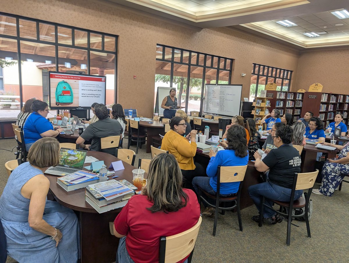 Alvarez_SEISD's tweet photo. Today's recipe: one Savvas deep dive + one Bahama Buck's shaved ice. 📚🍧 Secondary RLA teachers spent the afternoon uncovering more of what our curriculum has to offer—because great learning deserves a sweet ending. #WeAreSomosSanEli #Here2Serve https://t.co/1fsk2RmhYd