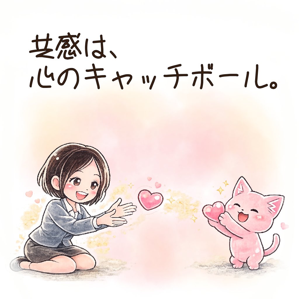 Kazuki_Seminar's tweet photo. コミュニケーションは、
言葉のキャッチボールとよく言われます。

例えば、
相手が投げやすいボールを投げ、
相手が投げたボールをしっかり胸で受け止めるのが理想になります。

そのために絶対に欠かせないものが、共感のチカラです。

https://t.co/N6Jk5l2Mdm https://t.co/Fm7GQrKFmw