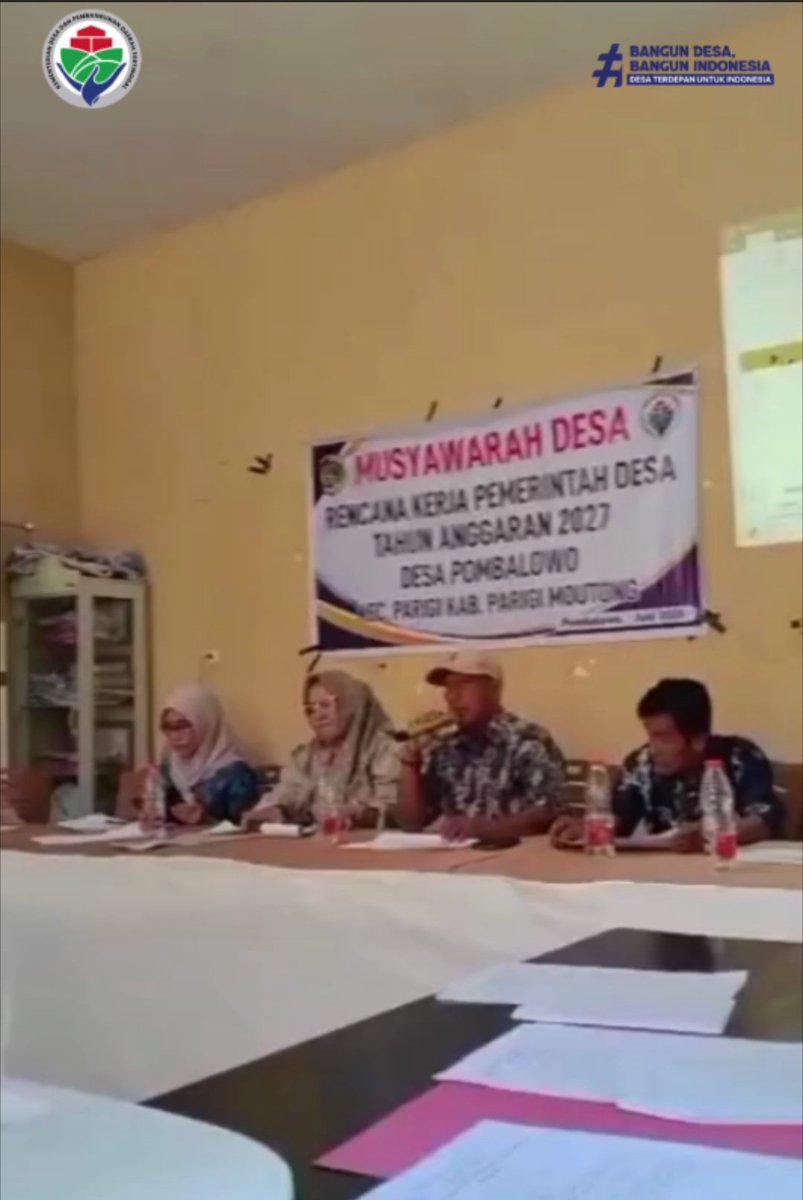 RoniNatuna's tweet photo. Desa Pombalowo, Parigi, Moutong, Sulawesi Tengah telah melaksanakan Musdes RKPDes. Perencanaan yang memuat program strategis selama setahun

@YandriSusanto
@ARizaPatria
@KemensetnegRI
#KementerianDesaPDT
#BPSDMKementerianDesaPDT
#TPPFasilitasiMusdesRKPDesa
#KerjaPendampingDesa https://t.co/1sm9rg2Qdx