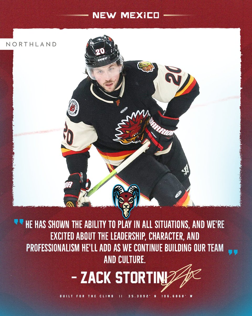 NMGoatheads's tweet photo. High praises from Storts on new Goatheads defenseman, Trevor Zins!

➡️ https://t.co/FrBecLkri8 https://t.co/nHA5hOVPBE