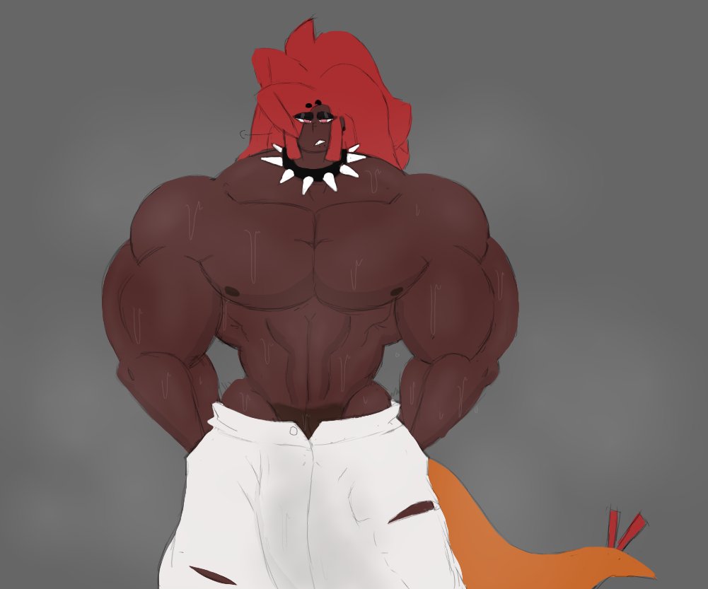doomcurse3's tweet photo. Unlike other mons Rocco is kinda unimpressed with mega evolving, when he mega evolves nothing really changes for him.

He likes the new fit but meh.. https://t.co/JvQBSFalRx