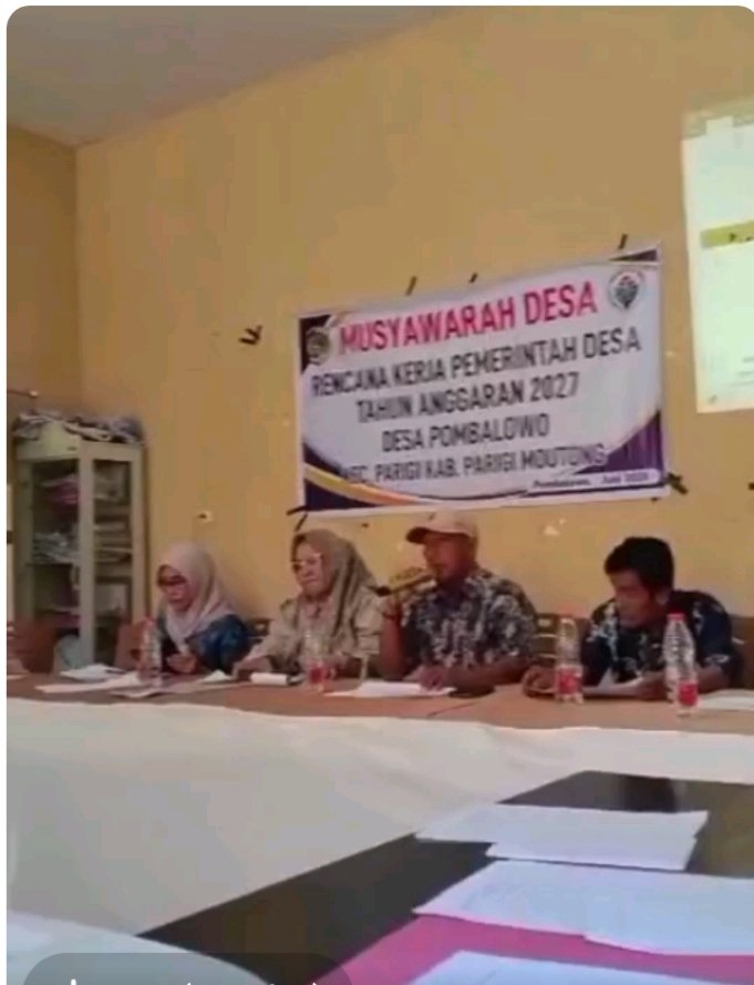 sukesi569's tweet photo. Desa Pombalowo, Parigi, Moutong, Sulawesi Tengah telah melaksanakan Musdes RKPDes. Perencanaan yang memuat program strategis selama satu tahun. 
@YandriSusanto
@ARizaPatria
@KemensetnegRI
#KementerianDesaPDT
#BPSDMKementerianDesaPDT
#TPPFasilitasiMusdesRKPDesa https://t.co/JNy3vclwkL