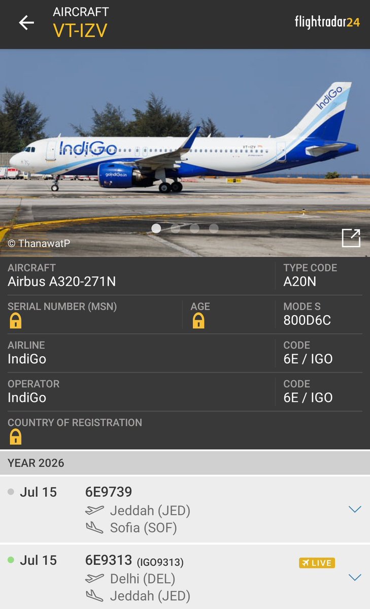 Tanka7978's tweet photo. @AviationAll_ IndiGo A320neo VT-IZV 👋👋👋👋 https://t.co/S8v7NpmGJP