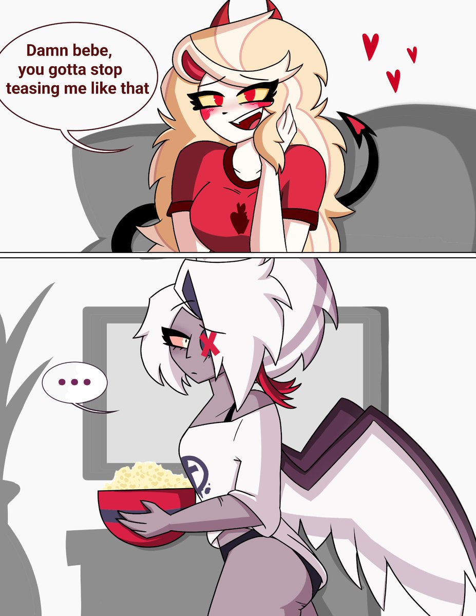 thetitn20119578's tweet photo. Yeah💓
 #HazbinHotel #HAZBINHOTELS2 #HazbinhHotelFanart #charlie #chaggie https://t.co/TWzrOiQdME