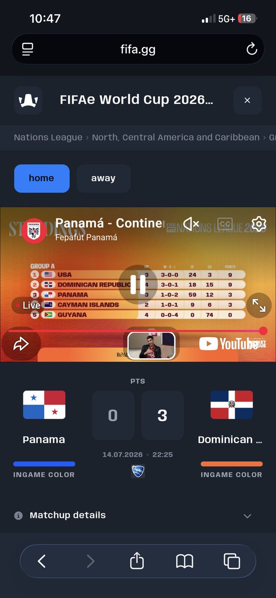 tyzukorl's tweet photo. First event of me coaching Dominican Republic for @FIFAe we lost 0-2 vs Panama.

Second event of me coaching Dominican Republic we tied 1-1 vs Panama.

Two and a half months later on the third event we beat Panama 2-0.

That’s the fucking Tyzuko effect. https://t.co/jVDGLtr4xw