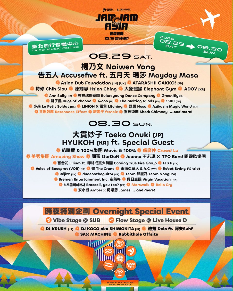 kazuya_yu's tweet photo. 台北 8/29 !!

JAM JAM ASIA 2026

#ATARASHIIGAKKO
#新しい学校のリーダーズ https://t.co/sus4RjQvyI