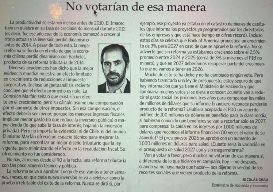 Nicolás Grau Veloso tweet media