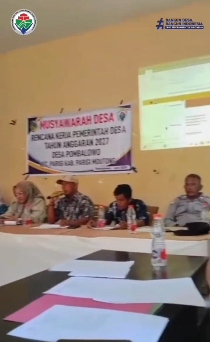 Ennuari8's tweet photo. Desa Pombalowo, Parigi, Moutong, Sulawesi Tengah telah melaksanakan Musdes RKPDes. Perencanaan yang memuat program strategis 
@YandriSusanto
@ARizaPatria
@KemensetnegRI
#KementerianDesaPDT
#BPSDMKementerianDesaPDT
#TPPFasilitasiMusdesRKPDesa
#KerjaPendampingDesaBerdampak https://t.co/GlyCpGUs6L