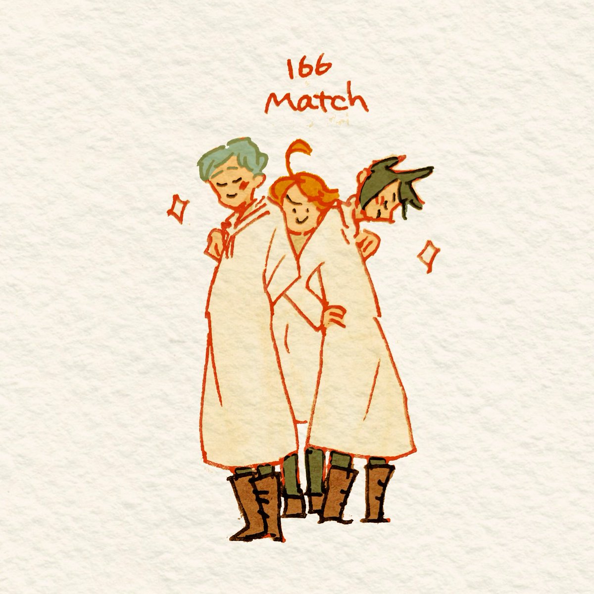 170mmm170's tweet photo. エマ、ノーマン、レイ
#TPN10THFANART https://t.co/6RBROogUBt