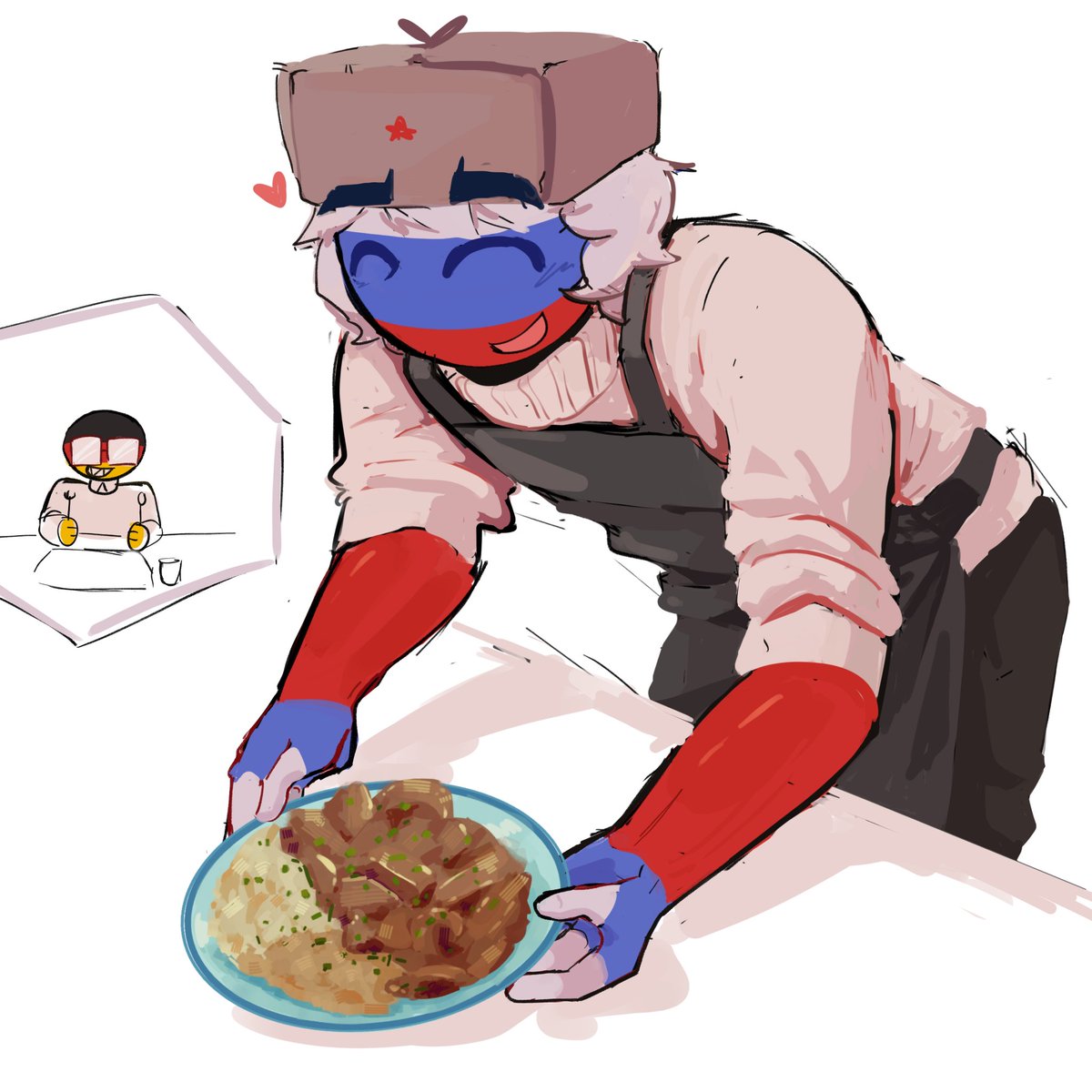 SirChyzio's tweet photo. 😋(The food looks like a PNG image lol) https://t.co/I3RQ0KC1p0