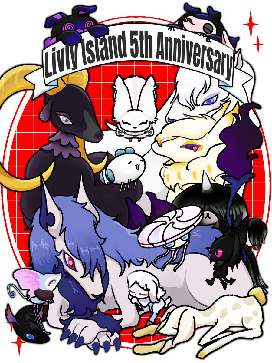li__dawn's tweet photo. 5周年おめでとうございます！♥️
#リヴリーファンアート
#リヴリー5周年 https://t.co/HS1FxKVprd