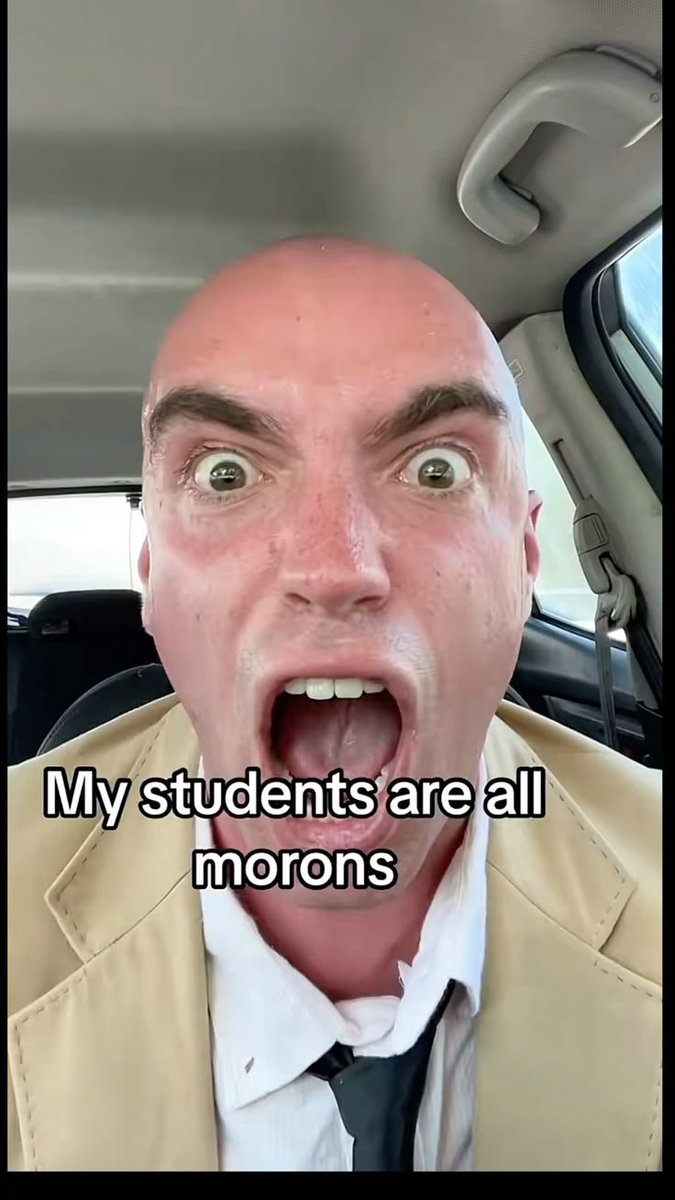 thcbabyformula's tweet photo. @Chetatron MY CLASSMATES ARE ALL MORONS https://t.co/z4kkB86jwI