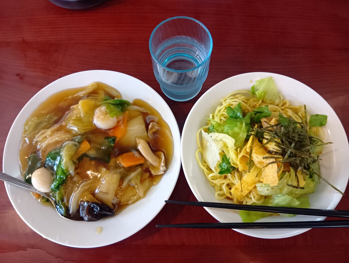 tokunon0807's tweet photo. 大連飯店
「冷麺」
「中華飯」 https://t.co/it0SzitXlc