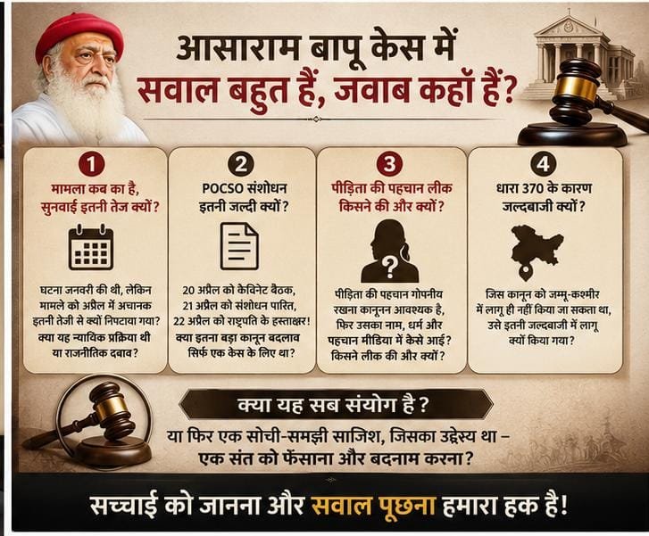 nirmla3638's tweet photo. When institutions become tools, truth becomes the first casualty. #WhyAsaramBapuTargeted https://t.co/DoKKXwBxnH