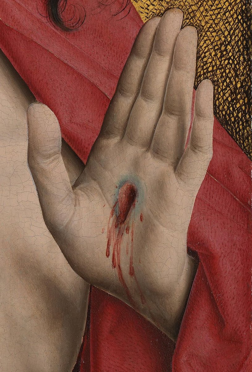 vinedodeltexto's tweet photo. “En su mano están los abismos de la Tierra.”
(Salmo 95).

“Dentro de tus llagas escóndeme.”
(Anima Christi). https://t.co/wheqgwcHkp