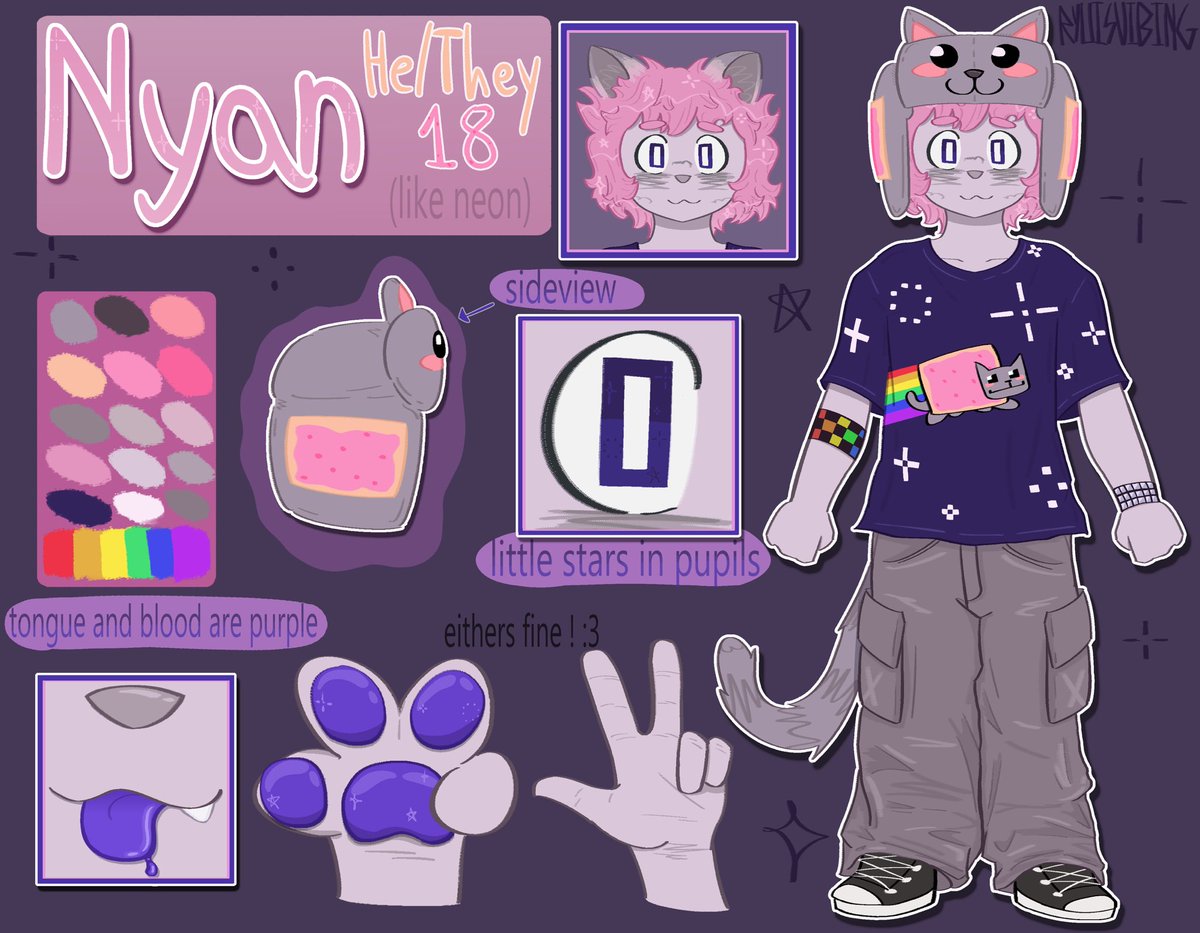 RyuIsVibing's tweet photo. made reference sheets for my two OCs participating in #artfight blehh https://t.co/1EAwH5N2tF