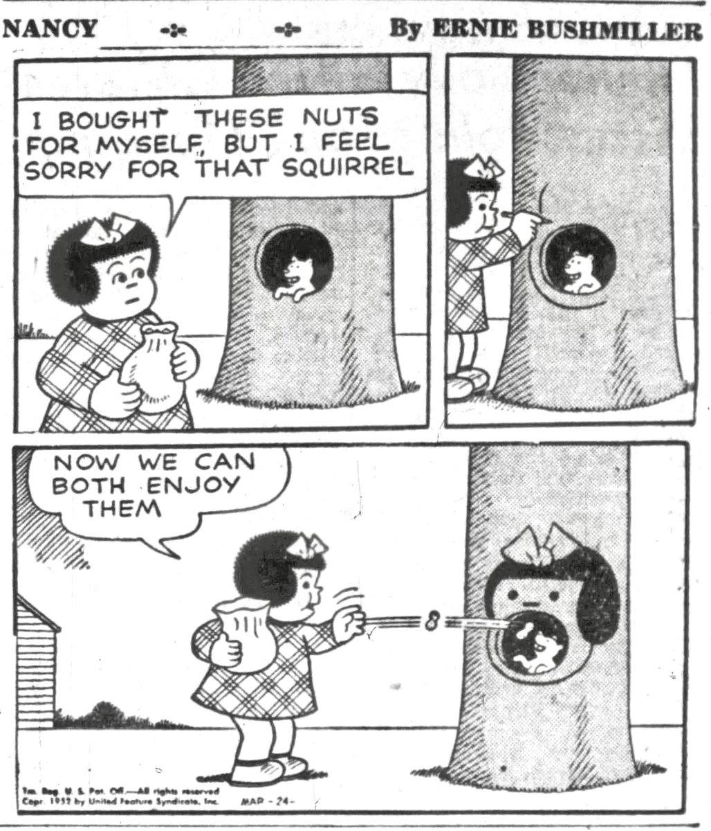 Daily Nancy Comic Strips. tweet media