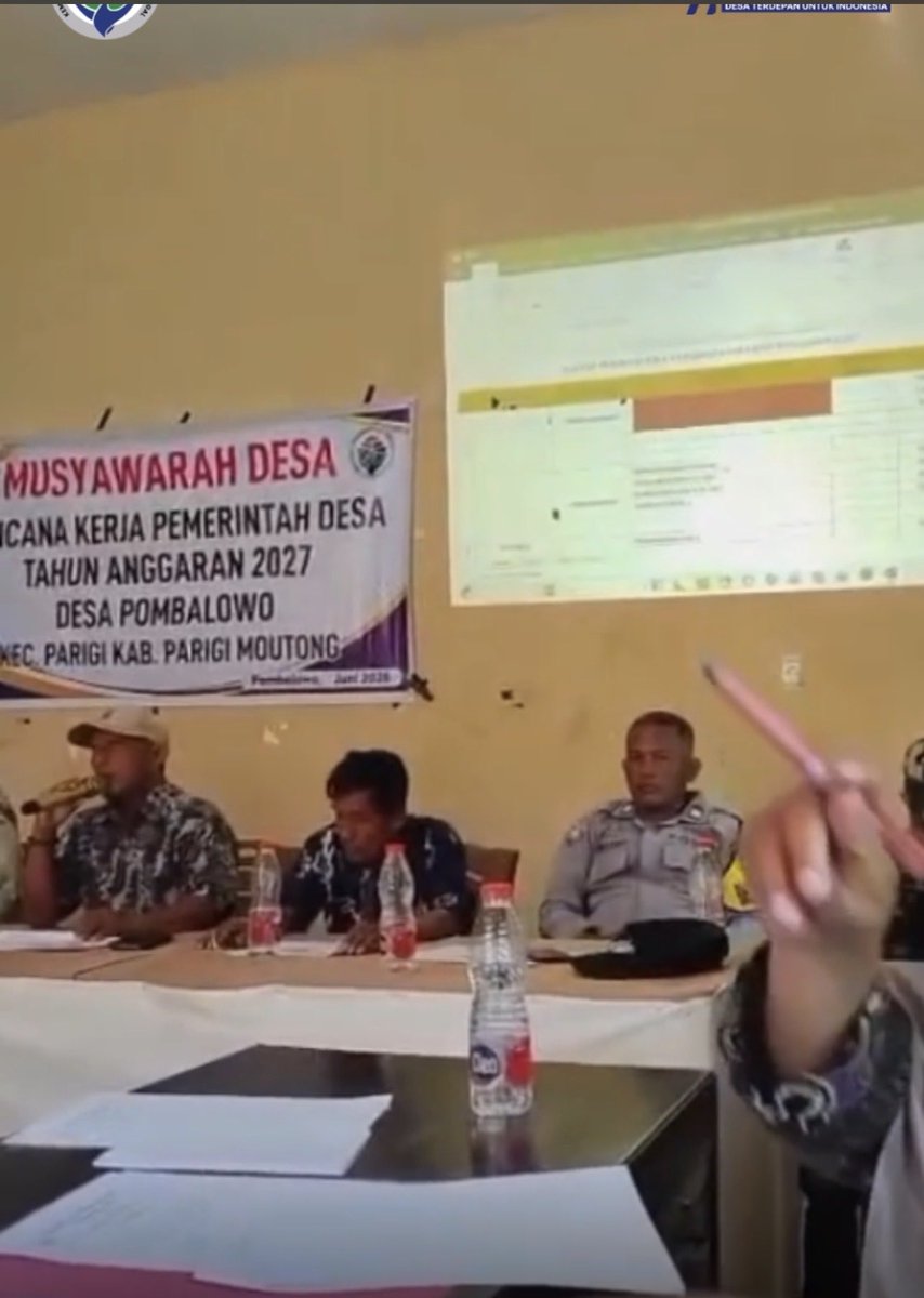 yncyance's tweet photo. Desa Pombalowo, Parigi, Moutong, Sulawesi Tengah telah melaksanakan Musdes RKPDes. Perencanaan yang memuat program strategis . 

@YandriSusanto
@ARizaPatria
@KemensetnegRI

#KementerianDesaPDT
#BPSDMKementerianDesaPDT
#TPPFasilitasiMusdesRKPDesa
#KerjaPendampingDesaBerdampak https://t.co/OAvS7I0iBe