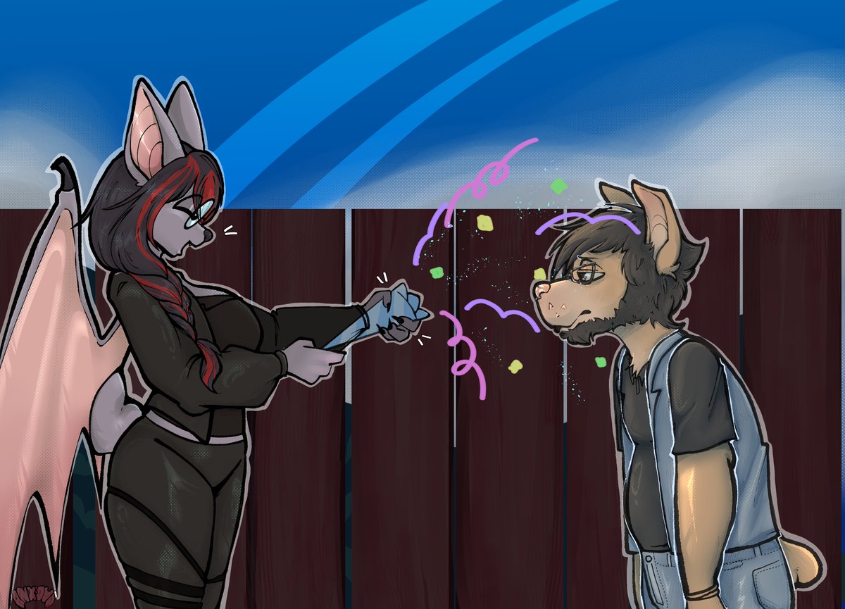 AnnXiousGoat's tweet photo. ゛ Commission finished for a friemd from FB  ⸝⸝.ᐟ⋆ https://t.co/2Vcxg1zHpy
