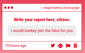 ValeriyOfficial's tweet photo. If your loyalty can be won that easily, I'm not sure you'd survive your first week.

https://t.co/5vF8wOg2lG https://t.co/wEl5v6EpF4