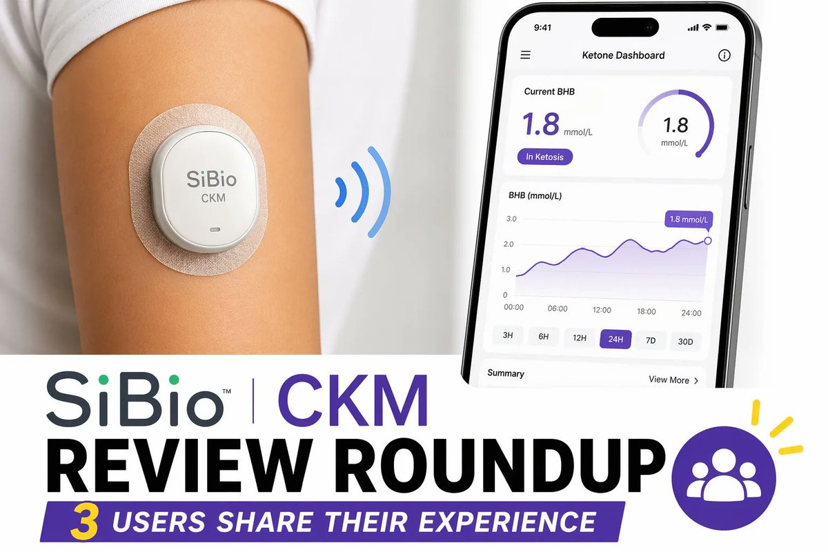 bwinforex's tweet photo. Just dropped a SiBio CKM review roundup on YouTube. Compiled real user feedback from 3 testers, the good, the bad, the honest verdict. If you are into keto or metabolic tracking, this is worth a watch. @Accio_official #VibeSellingChallenge #CKM #Keto #Biohacking https://t.co/VYrlwoF9Ph
