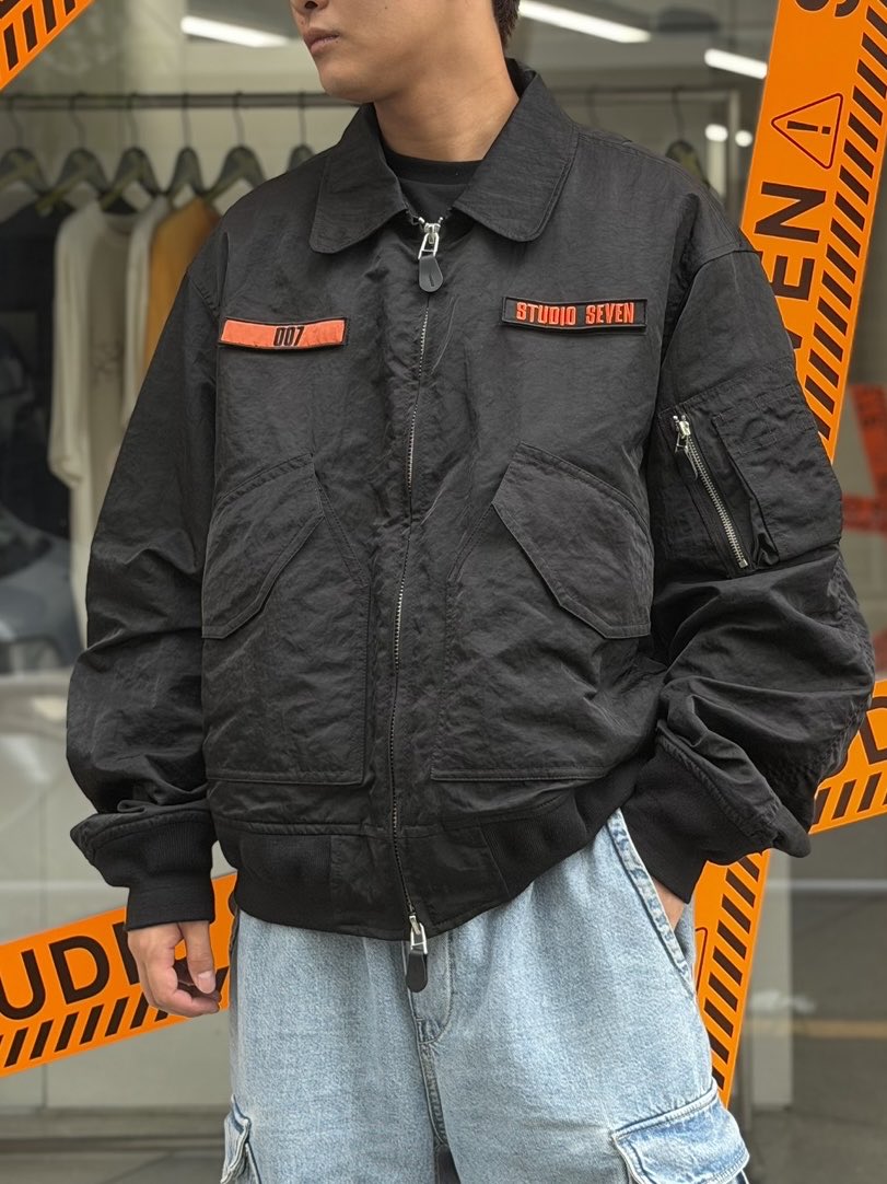 PREORDER】 TEAM STUDIO SEVEN JACKET ￥39,600 tax in スタッフ着用