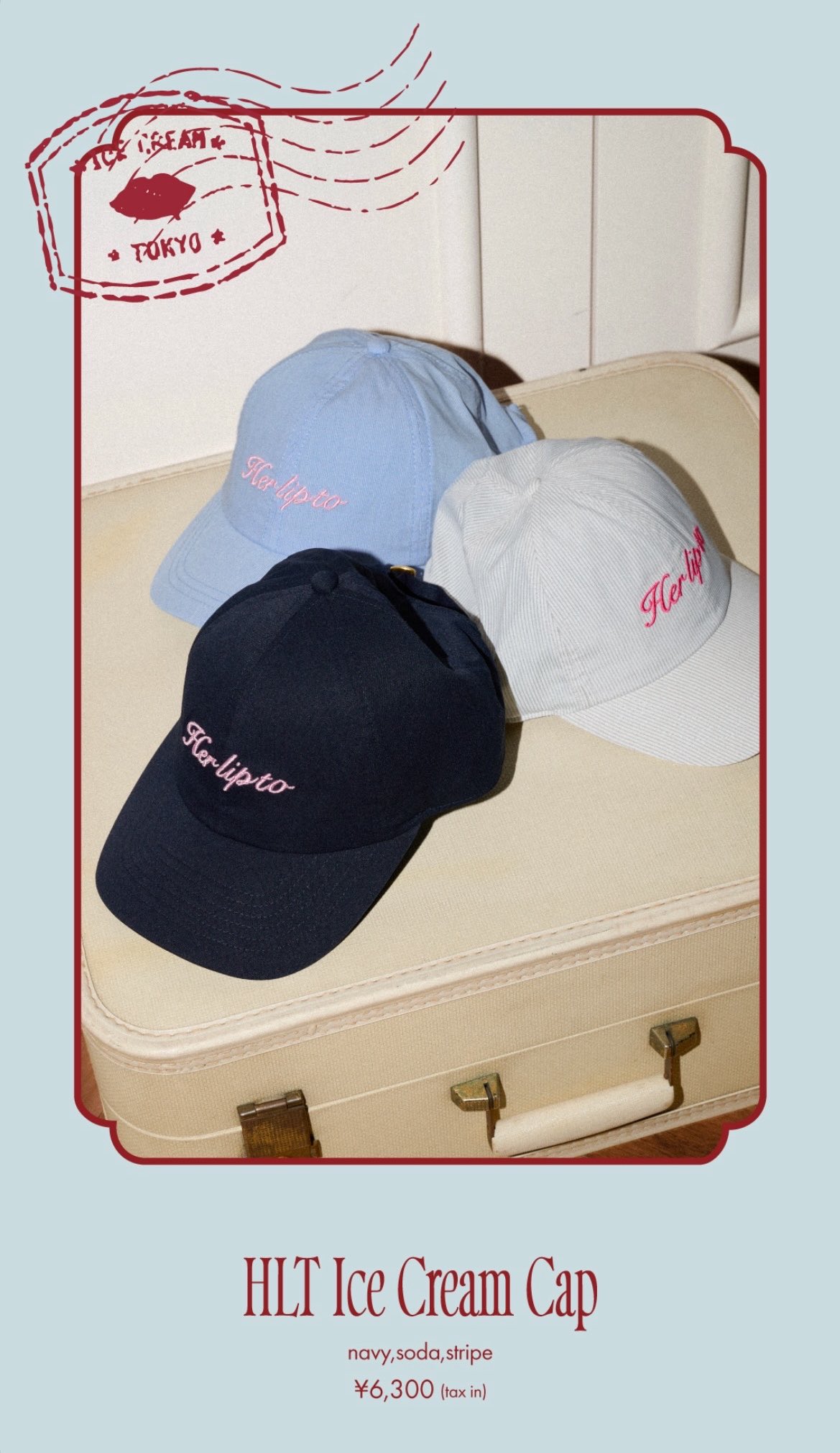 herlipto HLT Ice Cream Cap キャップ ネイビー Her lip to Ice Cream