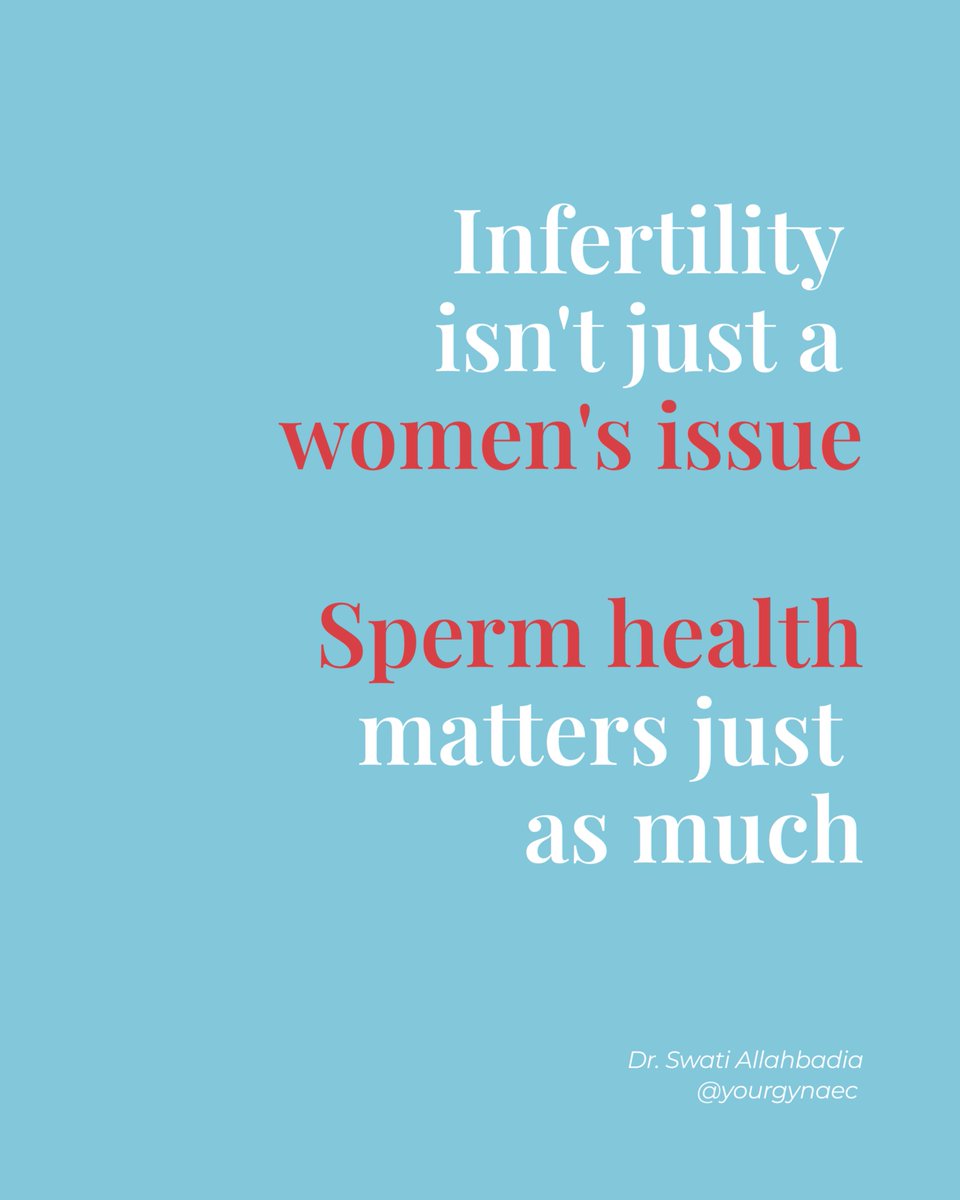 yourgynaec's tweet photo. ➔ Here's something most couples don't know until they're deep in the fertility journey:

Nearly 50% of the time, male factors play a role too.
Not rare. Not occasional. Almost half.

If you're trying, both partners deserve to be checked. Not eventually. Now. https://t.co/Psr0Mcu4KJ